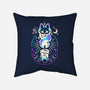 Fox Dark Flame Candle-None-Removable Cover w Insert-Throw Pillow-NemiMakeit