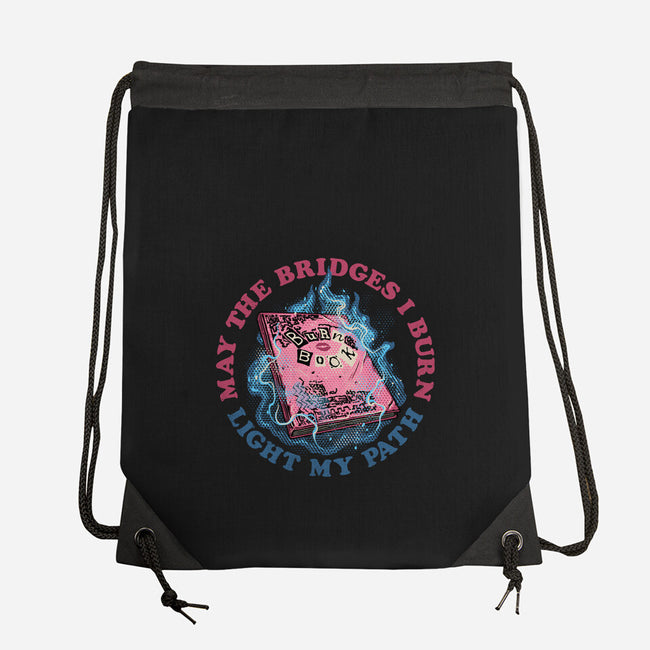Burn Book Club-None-Drawstring-Bag-glitchygorilla