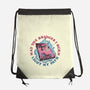 Burn Book Club-None-Drawstring-Bag-glitchygorilla