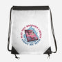 Burn Book Club-None-Drawstring-Bag-glitchygorilla