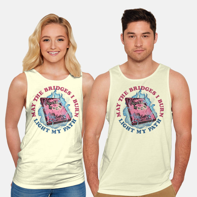Burn Book Club-Unisex-Basic-Tank-glitchygorilla