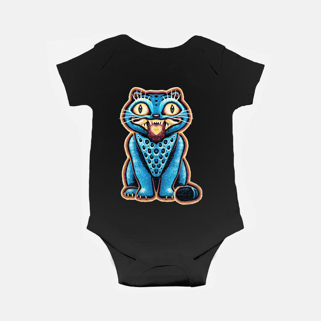 Embroidered Cat-Baby-Basic-Onesie-glitchygorilla