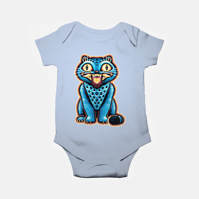 Embroidered Cat-Baby-Basic-Onesie-glitchygorilla