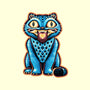 Embroidered Cat-None-Removable Cover w Insert-Throw Pillow-glitchygorilla