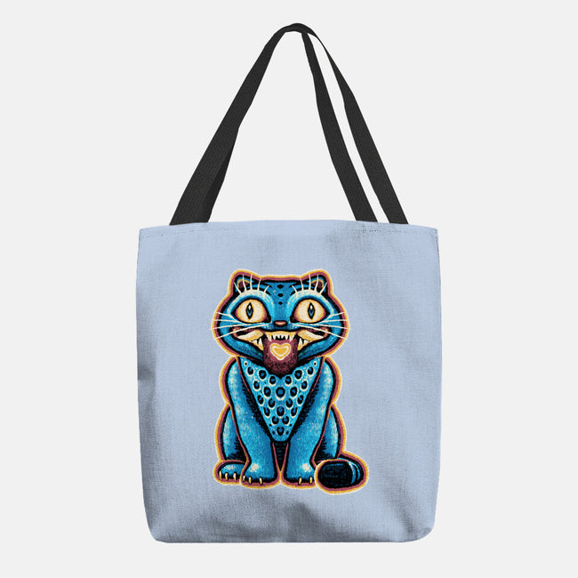Embroidered Cat-None-Basic Tote-Bag-glitchygorilla