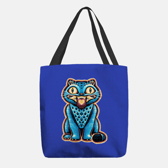 Embroidered Cat-None-Basic Tote-Bag-glitchygorilla