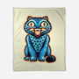 Embroidered Cat-None-Fleece-Blanket-glitchygorilla