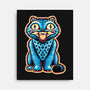 Embroidered Cat-None-Stretched-Canvas-glitchygorilla