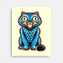 Embroidered Cat-None-Stretched-Canvas-glitchygorilla