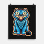 Embroidered Cat-None-Matte-Poster-glitchygorilla