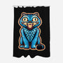 Embroidered Cat-None-Polyester-Shower Curtain-glitchygorilla