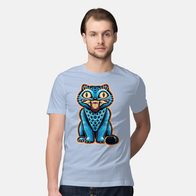 Embroidered Cat-Mens-Premium-Tee-glitchygorilla