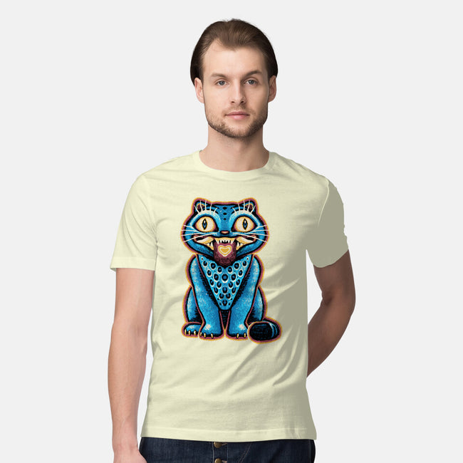 Embroidered Cat-Mens-Premium-Tee-glitchygorilla
