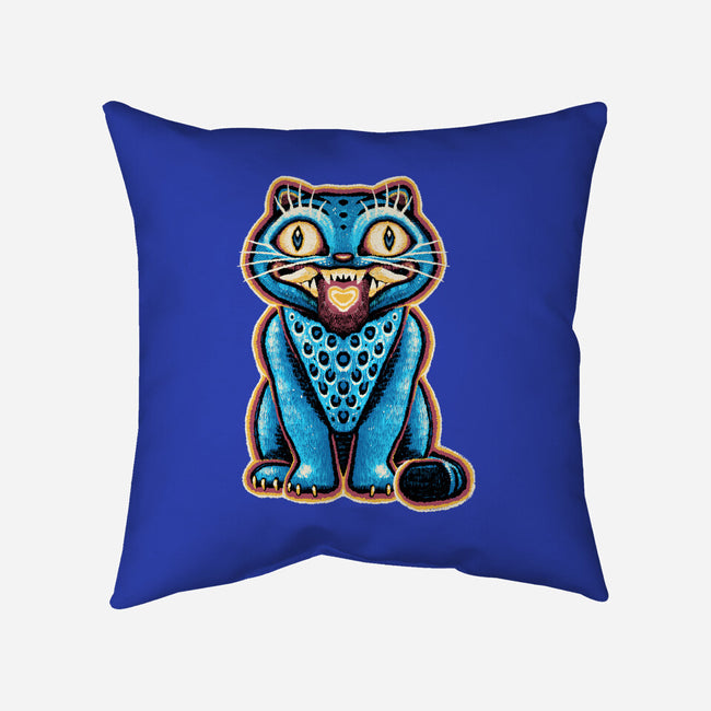 Embroidered Cat-None-Removable Cover w Insert-Throw Pillow-glitchygorilla