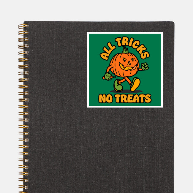 All Tricks No Treats-None-Glossy-Sticker-lunchboxbrain