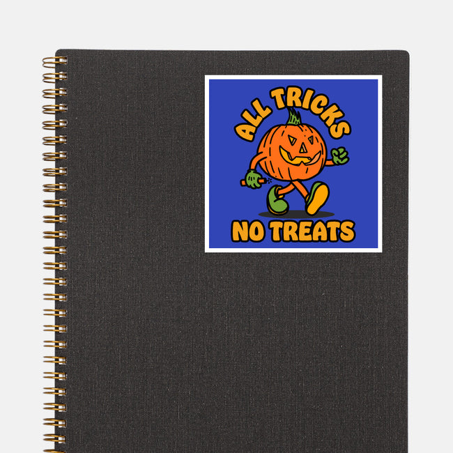 All Tricks No Treats-None-Glossy-Sticker-lunchboxbrain
