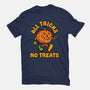 All Tricks No Treats-Youth-Basic-Tee-lunchboxbrain