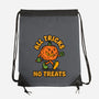 All Tricks No Treats-None-Drawstring-Bag-lunchboxbrain