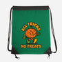 All Tricks No Treats-None-Drawstring-Bag-lunchboxbrain