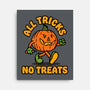 All Tricks No Treats-None-Stretched-Canvas-lunchboxbrain