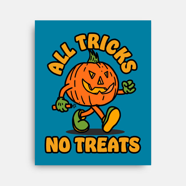 All Tricks No Treats-None-Stretched-Canvas-lunchboxbrain