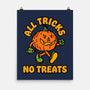 All Tricks No Treats-None-Matte-Poster-lunchboxbrain