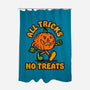All Tricks No Treats-None-Polyester-Shower Curtain-lunchboxbrain