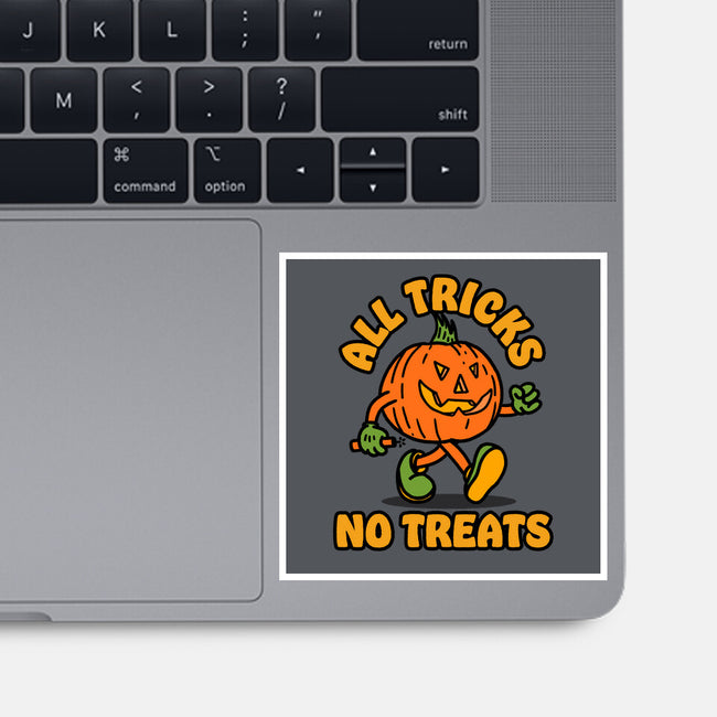 All Tricks No Treats-None-Glossy-Sticker-lunchboxbrain