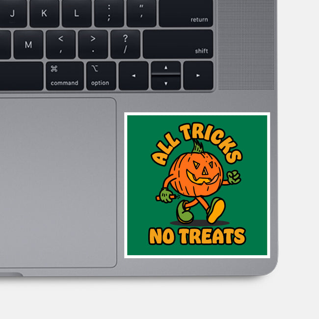 All Tricks No Treats-None-Glossy-Sticker-lunchboxbrain