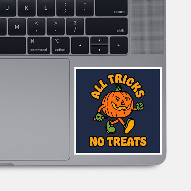 All Tricks No Treats-None-Glossy-Sticker-lunchboxbrain