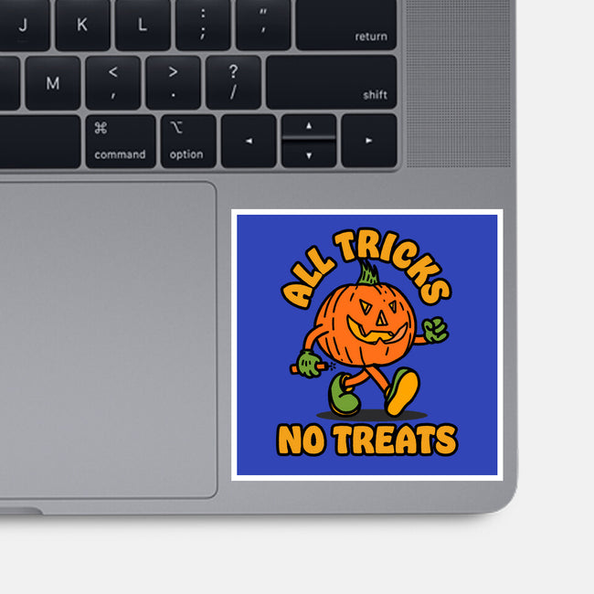 All Tricks No Treats-None-Glossy-Sticker-lunchboxbrain