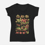 Delicious Pumpkin-Womens-V-Neck-Tee-Arigatees