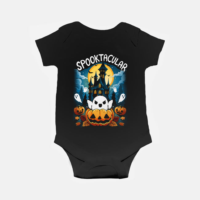 Spooktacular House-Baby-Basic-Onesie-Vallina84