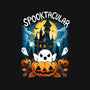 Spooktacular House-Womens-Fitted-Tee-Vallina84