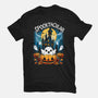 Spooktacular House-Womens-Fitted-Tee-Vallina84