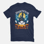 Spooktacular House-Womens-Fitted-Tee-Vallina84