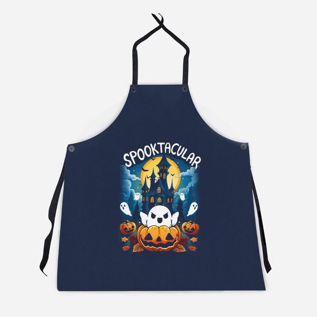 Spooktacular House-Unisex-Kitchen-Apron-Vallina84