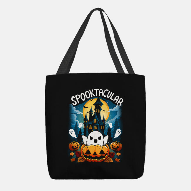 Spooktacular House-None-Basic Tote-Bag-Vallina84