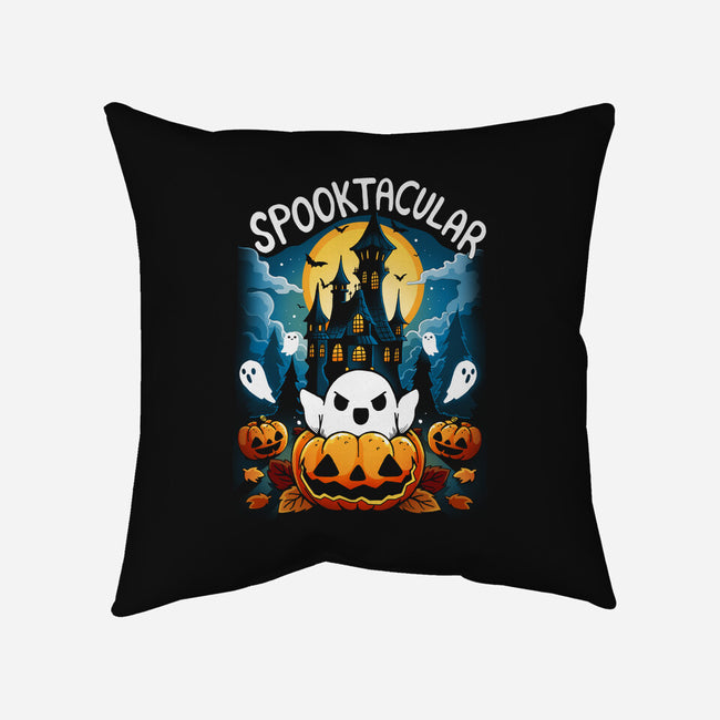 Spooktacular House-None-Removable Cover w Insert-Throw Pillow-Vallina84