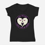 Boo Means I Love You-Womens-V-Neck-Tee-danielmorris1993