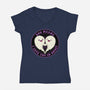 Boo Means I Love You-Womens-V-Neck-Tee-danielmorris1993