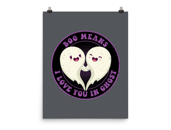 Boo Means I Love You