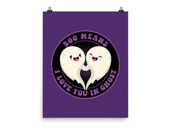 Boo Means I Love You