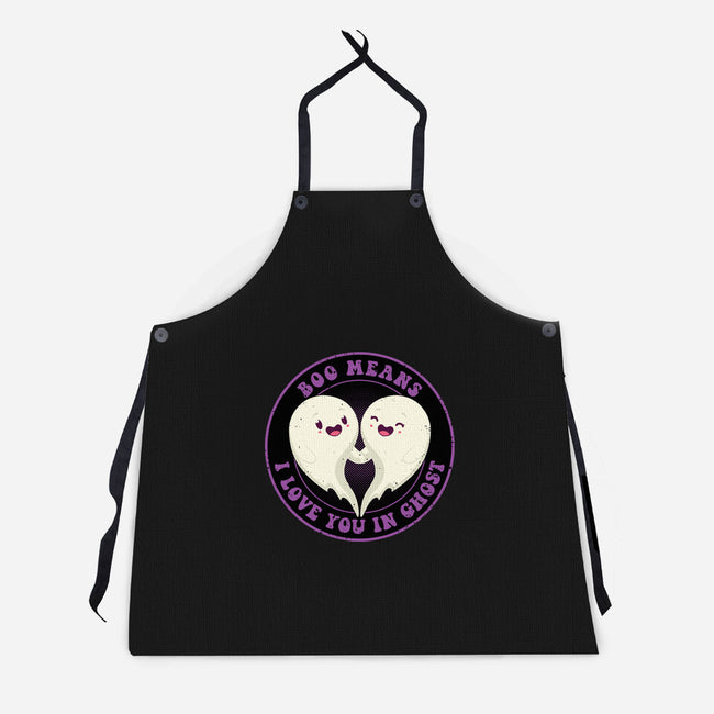 Boo Means I Love You-Unisex-Kitchen-Apron-danielmorris1993