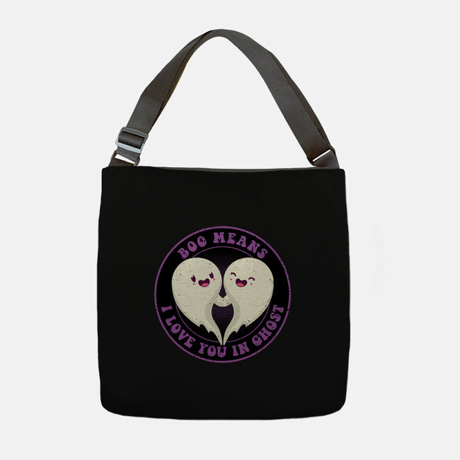 Boo Means I Love You-None-Adjustable Tote-Bag-danielmorris1993
