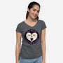 Boo Means I Love You-Womens-V-Neck-Tee-danielmorris1993