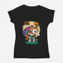 Headless Unicorn Rider-Womens-V-Neck-Tee-krisren28