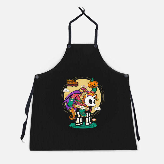 Headless Unicorn Rider-Unisex-Kitchen-Apron-krisren28