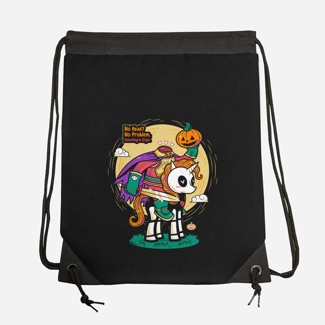 Headless Unicorn Rider-None-Drawstring-Bag-krisren28