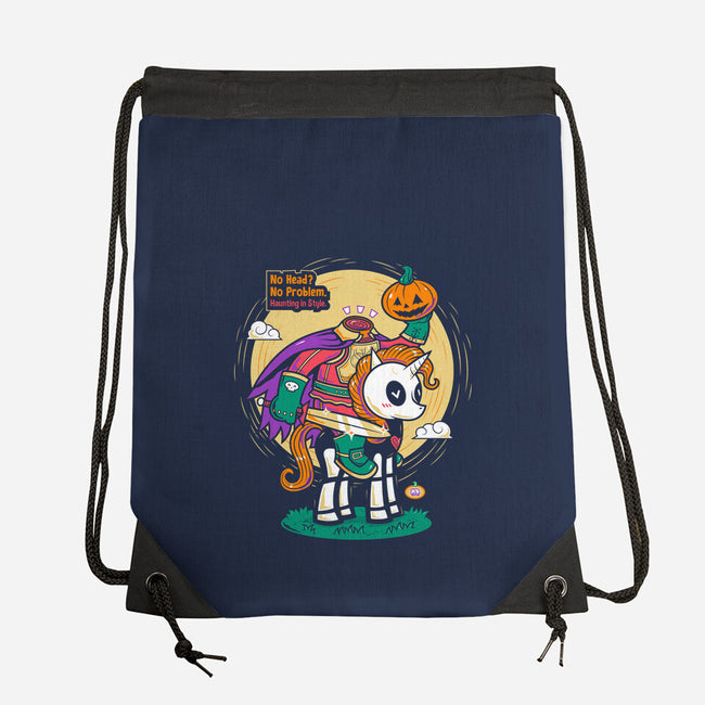 Headless Unicorn Rider-None-Drawstring-Bag-krisren28